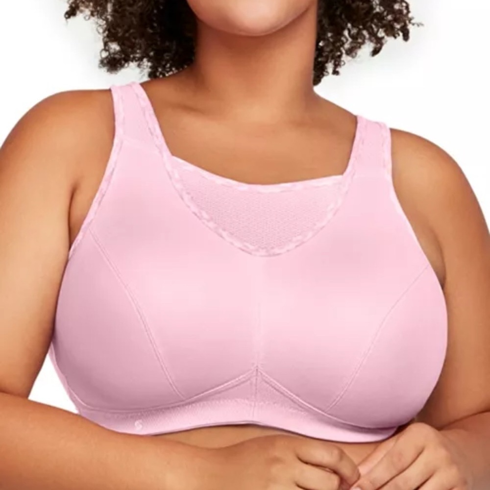 Glamorise Light Pink Sports Bra 36H